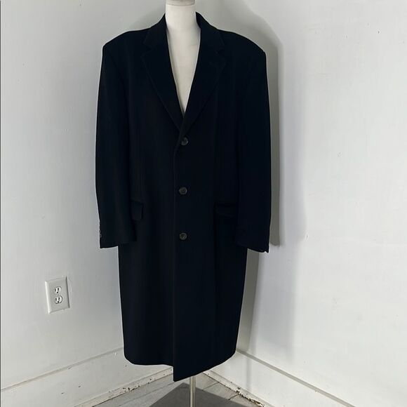 Vintage Jacob Siegel COLOMBO ITALY Wool Cashmere Peacoat 44R - Picture 1 of 6